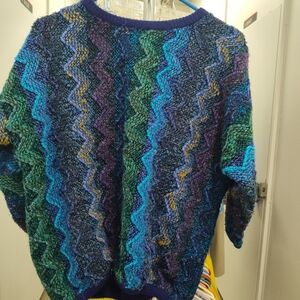 Jason Maxwell Multicolor Knit Sweater